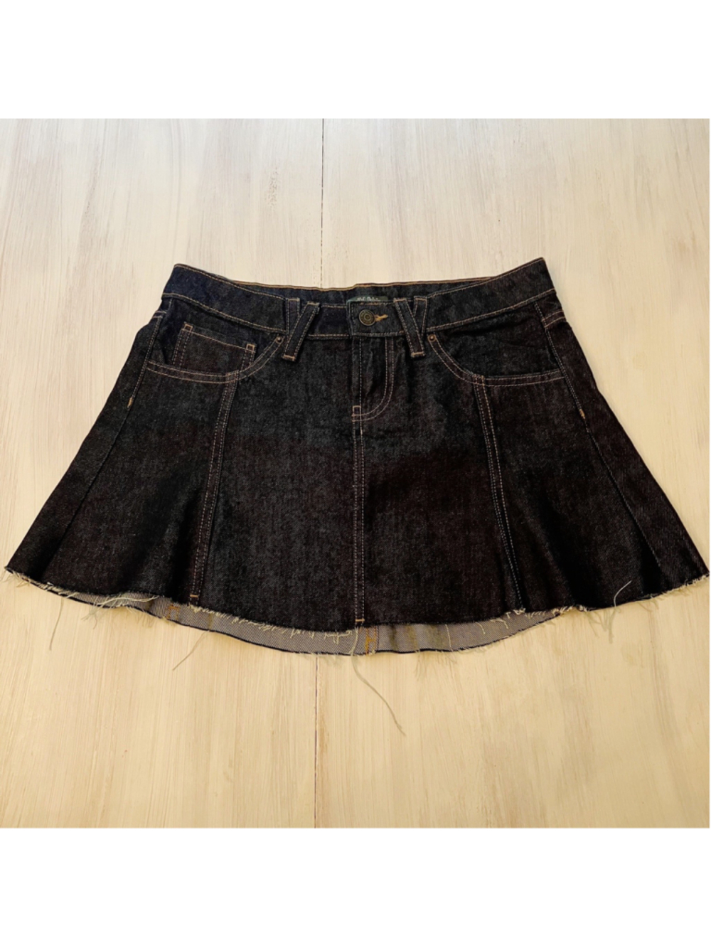 Skater Boho Bratz Doll Game Day Wild Fable Denim Mini Skirt SZ 00 Campus Girl